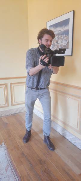 Pascal technicien vidéo Audio V Com Paris